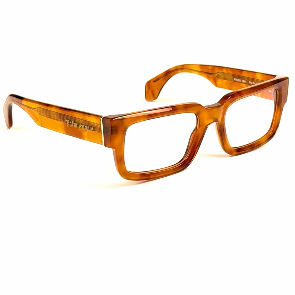 Palm Angels PERJ003 6E00 Warm Havana 54mm Eyeglasses NWT - Picture 9 of 10